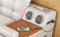 A631B Hochwertiges Schlafzimmermöbel Tatami Modernes Platzsparendes Bett Multifunktionales Smart-Bett mit Massage im Angebot