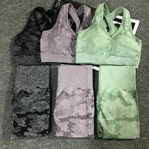 Conjunto deportivo para mujer, ropa deportiva para Yoga y gimnasio - Product Image 1