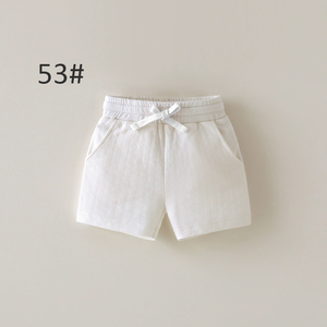 Celana Pendek Bayi Katun yang Nyaman dan Menggemaskan dengan Struktur Jacquard Sarang Lebah, Bernapas dan Menahan Panas untuk Musim Panas - Product Image 2