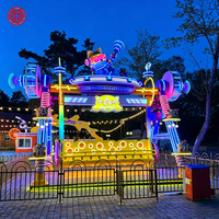 Limeiqi – Équipement de manèges pour parcs d'attractions intérieurs et extérieurs, pour enfants et adultes : Balançoire chat, Chaise volante pour enfants