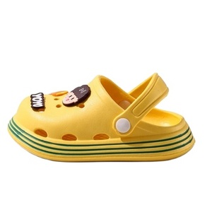 Haute qualité enfants enfant en bas âge chaussures de jardin sabot doux avec dessin animé Pvc breloques Eva personnaliser sabots sandales pour enfants - Product Image 5