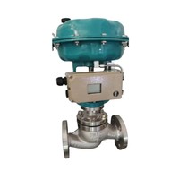 Vanne de régulation proportionnelle à diaphragme pneumatique en acier inoxydable moulé pour eau, vapeur et huile