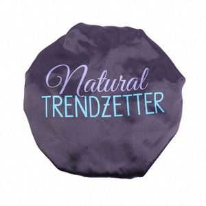 Bonnet de nuit en satin doux personnalisé avec logo pour usage quotidien en extérieur, style tendance toutes saisons - Product Image 6