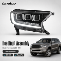 Ensemble de phares LED haute luminosité avec feux de jour pour Ford Everest RG 2016-2019, phare modifié pour Ford Ranger T7