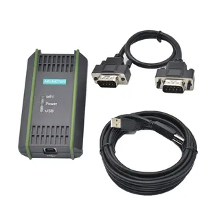 PLCプログラミングケーブル6ES7972-0CB20-0XA0 S7-200/300/400 USB-MPI絶縁MPI/PPIアダプター