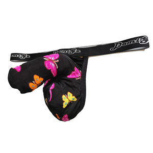 写真セクシーポーチ生地ブラックインメンズプロジョックストラップカレンスペースジョックストラップ - Product Image 4