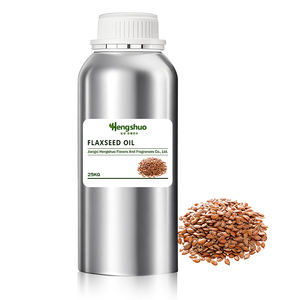 Aceite de linaza orgánico certificado USDA, aceite de linaza prensado en frío de grado alimenticio para cocinar aceite portador - Product Image 1