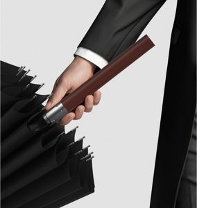 Custom Logo Business High Quality <b>Large</b> Size Men's Business Retro Thickened Solid Wind and Rain Double Person <b>Umbrella</b> - Product Image 6