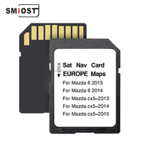 Logiciel de mise à jour des cartes GPS CID personnalisées pour voiture SMIOST, carte mémoire SD pour Mazda 6 CX5 1L Europe