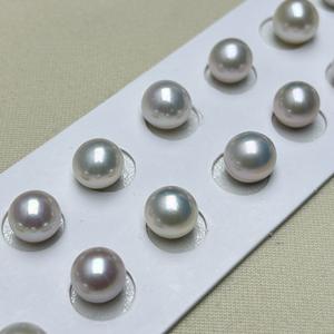 ไข่มุกน้ำจืดทรงครึ่งวงกลม คุณภาพสูง ขนาด 12-13 มม. สีขาว ชมพู ม่วง  ไม่ผ่านการแปรรูป - Product Image 1