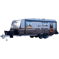 Caravane tout-terrain australienne 4x4 avec lits superposés pour grande famille, camping-car