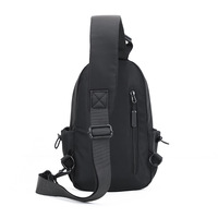 Sac de poitrine pour homme (qualité export) - Vente directe usine : Durable, décontracté, style bandoulière pour l'extérieur avec port USB
