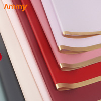Papier d'emballage pour fleurs AM-FMC08 Ammy 57cm, matériel d'emballage pour fleurs fraîches, papier d'emballage pour fleurs Oya