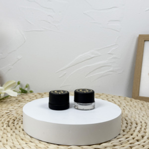 Tamaño personalizado 5ml 7ml 9ml Frasco de vidrio resistente a los niños con tapa CR - Product Image 2