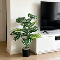 Kleine Künstliche Palmen 70/90cm Pflanzen und Töpfe für Heimdekoration