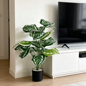 Petits palmiers artificiels 70/90 cm, plantes et pots pour la décoration de la maison - Product Image 1