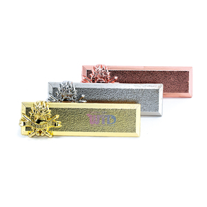 <span class=keywords><strong>Pin</strong></span> de solapa personalizado hecho en fábrica, insignia conmemorativa de cobre dorado y plateado, <span class=keywords><strong>PIN</strong></span> de seguridad, insignia, broche de metal rectangular, brillante y único - Product Image 3