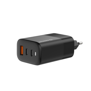 อุปกรณ์ชาร์จโทรศัพท์ติดผนัง65W Gan, อะแดปเตอร์สำหรับเดินทางอเนกประสงค์มี3พอร์ตชาร์จเร็ว PD 65W สำหรับเรายุโรปสหราชอาณาจักร - Product Image 4