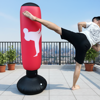 Sac de frappe gonflable P&D Outdoor en PVC de 0,25 mm d'épaisseur, lourd, autoportant, pour enfants, fitness, kick-boxing, logo personnalisé