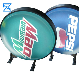 Enseigne lumineuse en acrylique LED ronde <span class=keywords><strong>vierge</strong></span>, fabrication chinoise, thermoformage sous vide, publicité extérieure, enseigne de magasin - Product Image 5