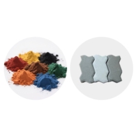Couleur oxyde de fer noir, pour carreaux de ciment, couleur