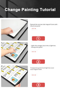 โรงงานขายส่งป้ายไฟ LED แบบดึงขึ้น รูปทรงสี่เหลี่ยมผืนผ้า อลูมิเนียม A1 A2 A3 A4 ป้ายโฆษณาบางเฉียบ ป้ายเมนู ป้ายแสดงผลงาน ได้รับการรับรองมาตรฐาน CE RoHS - Product Image 4