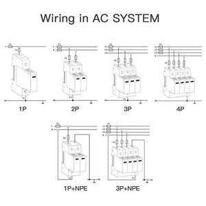 May T1t2 275v mych12.5 औद्योगिक बिजली संरक्षण pv वृद्धि रक्षक 60ka ip20/s प्रमाणित - Product Image 5