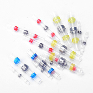 SSTS Waterproof Sealing 22-18AWG 16-14AWG 12-10AWG Heat Shrink Tubing Butt <b>Solder</b> Seal Wire Splices Sleeves Connectors - Product Image 1
