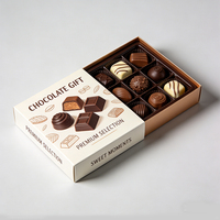Boîtes d'emballage personnalisées pour chocolat, impression sur mesure, design personnalisé, boîte d'expédition en carton ondulé, boîte en papier alimentaire avec insert