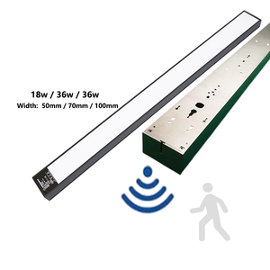 Tube LED linéaire de 1,2 m avec détecteur de mouvement micro-ondes, 4000K, 20W/36W, éclairage de plafond, garantie 2 ans, 120 cm/1200 mm - Product Image 1