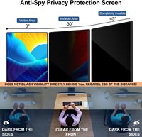 Monitor de escritorio de 27 pulgadas, antideslumbrante, luz azul, película protectora de pantalla de privacidad, 16:9 pantalla ancha, Protector de pantalla de privacidad para ordenador
