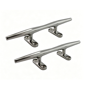 Nouvelle étrille à base ouverte en acier inoxydable 316 de qualité marine, 4 pouces, pour fixation de corde sur pont de <span class=keywords><strong>bateau</strong></span>, avec finition polie miroir - Product Image 1