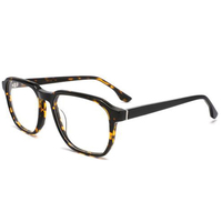 Montures optiques surdimensionnées originales pour femmes, montures de lunettes carrées rétro, montures de lunettes en acétate rose de haute qualité, design de créateur