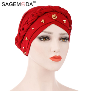 Berretto da donna in morbido pizzo interno islamico sotto cappelli Hijab musulmani - Product Image 2