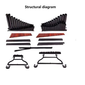 Marimba <span class=keywords><strong>de</strong></span> concert, qualité supérieure, touches en bois <span class=keywords><strong>de</strong></span> rose, instrument <span class=keywords><strong>de</strong></span> percussion en bois professionnel pour <span class=keywords><strong>les</strong></span> musiciens, fabrication OEM - Product Image 3