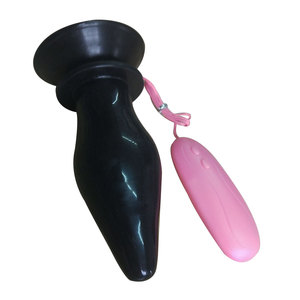 Vibratore Telecomandato Nero Giocattolo per Adulti con Giocattolo Maschile Testicoli Legati e Inseriti nell'Ano - Product Image 6