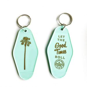 Factory Direct High Quality Retro Inspired Motel Keychains Custom Hotel Keychains - Product Image 3