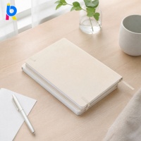 Planificateur en tissu cousu B5 personnalisé de haute qualité pour les magasins de papeterie, motif gaufré, papier écologique