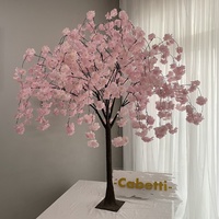 Centres de table en fleurs de cerisier rose de 5 pieds