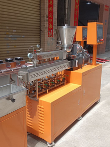 Phòng thí nghiệm nhỏ <span class=keywords><strong>twin</strong></span>-vít đùn hạt dòng nhựa hỗn hợp vật liệu - Product Image 5