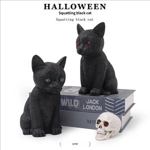 Misteriosas Decoraciones <span class=keywords><strong>de</strong></span> Gato Negro para Halloween, Figuras <span class=keywords><strong>de</strong></span> Gato Espeluznantes <span class=keywords><strong>de</strong></span> Plástico para Fiestas <span class=keywords><strong>de</strong></span> <span class=keywords><strong>Brujas</strong></span> y Decoración <span class=keywords><strong>de</strong></span> Casas Encantadas - Product Image 3