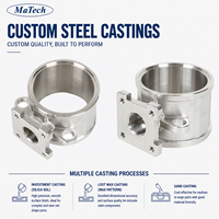 Support de montage OEM en acier inoxydable moulé par sablage pour boîtier de vérin pneumatique, pour pièces de machines d'automatisation industrielle