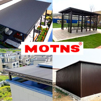 Panel Sandwich PU Dua Lapis Cembung Cekung 950mm Poliuretan Dinding Eksterior Ruang Berjemur Atap Anti Hujan Kedap Suara Atap Paduan Aluminium