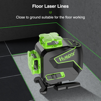 Pro Huepar S04CG-L 4D 360 auto-nivellement haute précision et haute visibilité niveau laser rotatif à 16 lignes