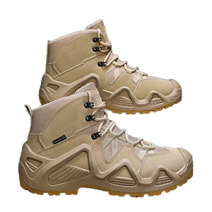 2025 NRE รองเท้ายุทธวิธีกีฬากลางแจ้งรองเท้ากันน้ำด้านนอกเป็นยางรองเท้าปีนเขาที่ข้อเท้าสำหรับฝึกซ้อมล่าสัตว์ต่อสู้ฤดูหนาว - Product Image 5