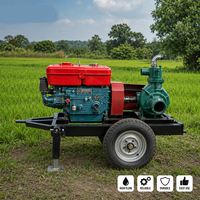 Pompe centrifuge agricole à flux mixte de 8 pouces avec moteur diesel 20 CV pour l'irrigation, le drainage et la lutte contre les inondations