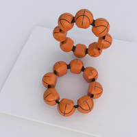 YETFUL Bracelet lesté réglable et durable en silicone perlé pour cheville et poignet, avec noyau en acier, lavable, pour entraînement quotidien