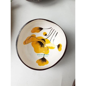 Vietnamese Traditional Lacquerware <b>Coconut</b> <b>Shell</b> Bowls Food Grade Natural Bowls for Healthy Breakfast - Product Image 5