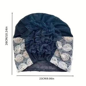 Tocado YASEEN Hecho a Mano, Transpirable, para Todas las Temporadas, para Damas - Product Image 1