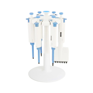 Weiai nhựa phòng thí nghiệm Micropipette chủ L loại <span class=keywords><strong>Pipette</strong></span> Rack lên đến 6 Micro <span class=keywords><strong>Pipette</strong></span> 360 độ xoay vòng <span class=keywords><strong>Pipette</strong></span> đứng - Product Image 1